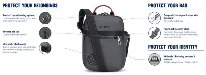 X Vertical crossbody skuldertaske