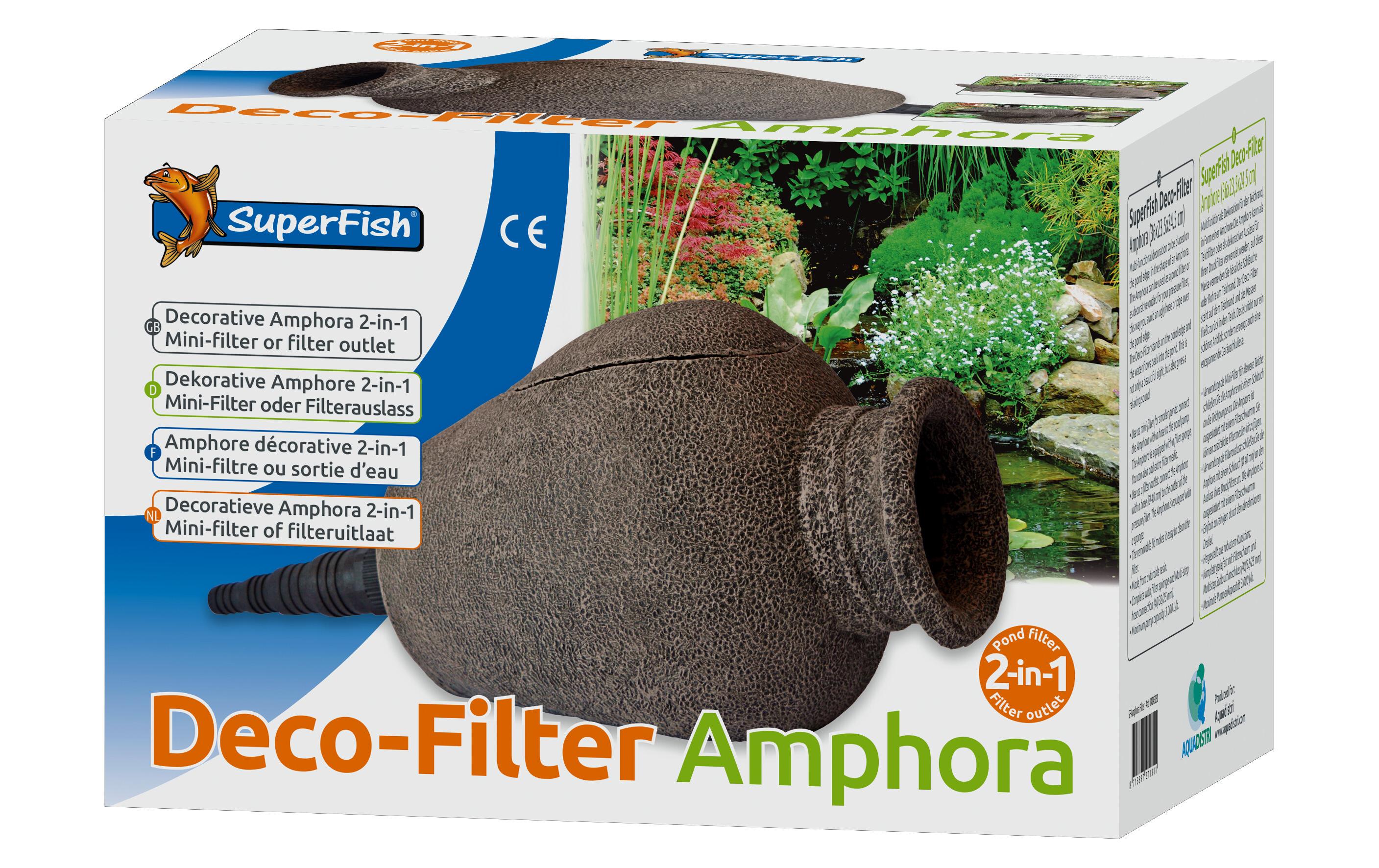 Deko-Filter AmphoreDekorative Filter-Figur