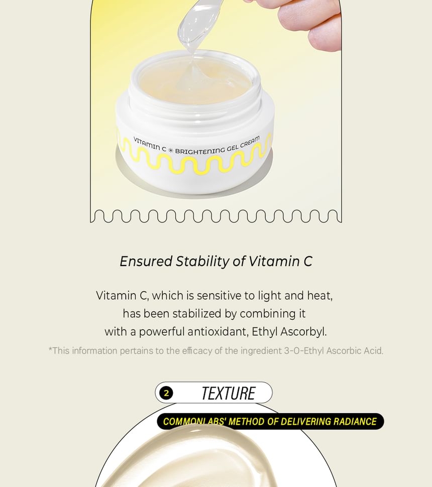 COMMONLABS - Vitamine C Verhelderende Gelcrème