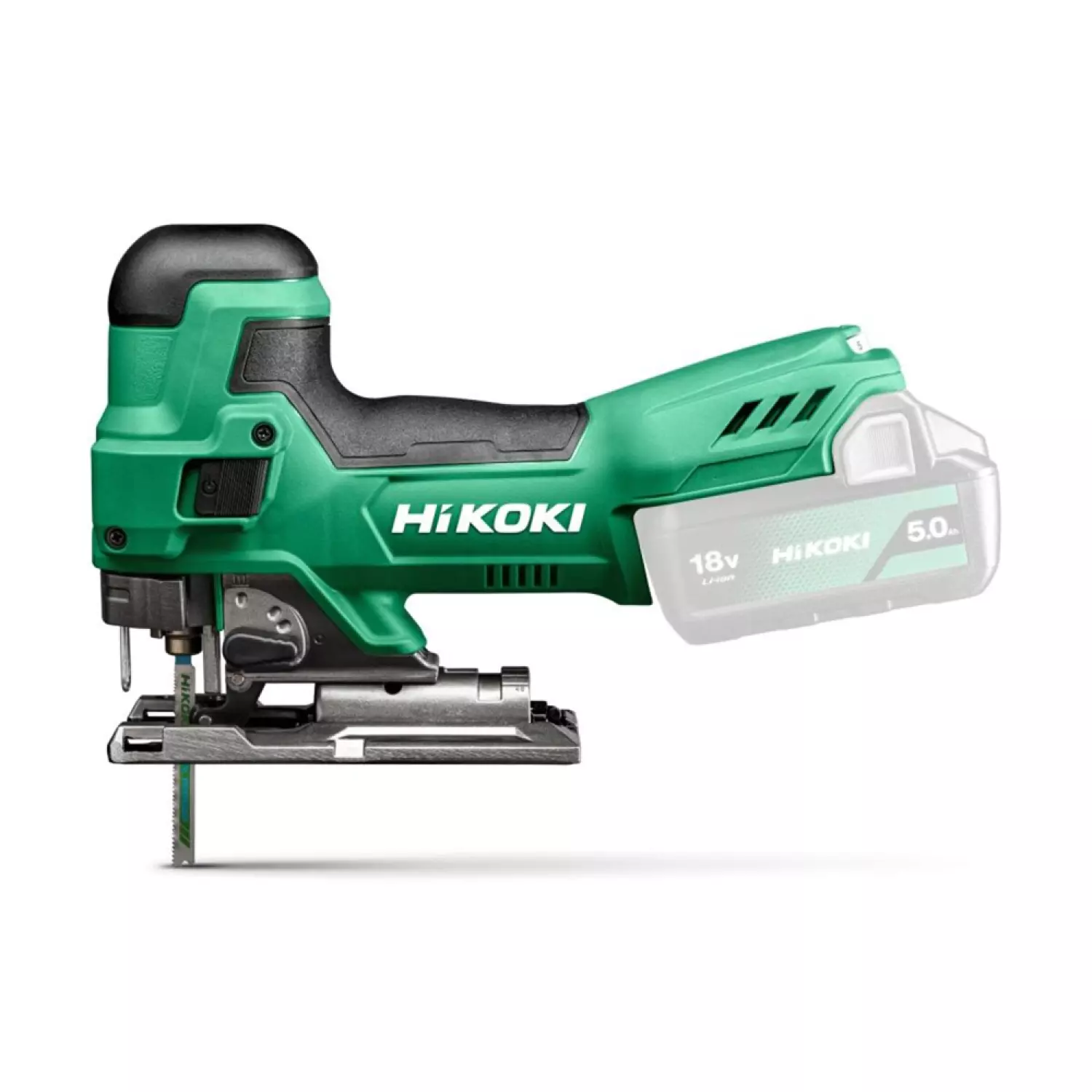 HiKOKI CJ18DBW2Z 18V Li-ion accu decoupeerzaag body in systatiner - 135mm