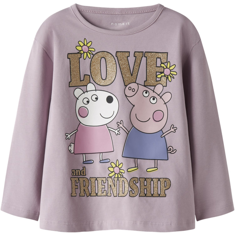Køb Name It Dawn Pink Nmfdada Peppa Ls Nreg Top Box Cplg