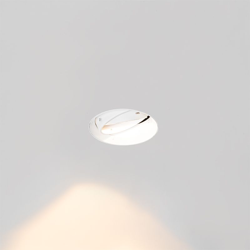 Moderne inbouwspot wit GU10 AR111 rond trimless - Oneon