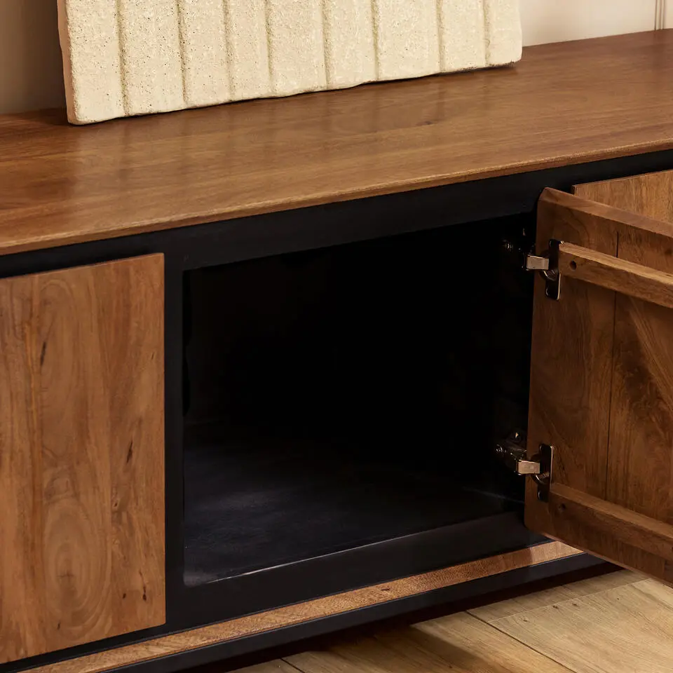 Starfurn - Tv meubel RichWood - Bruin - 45x150x55 cm