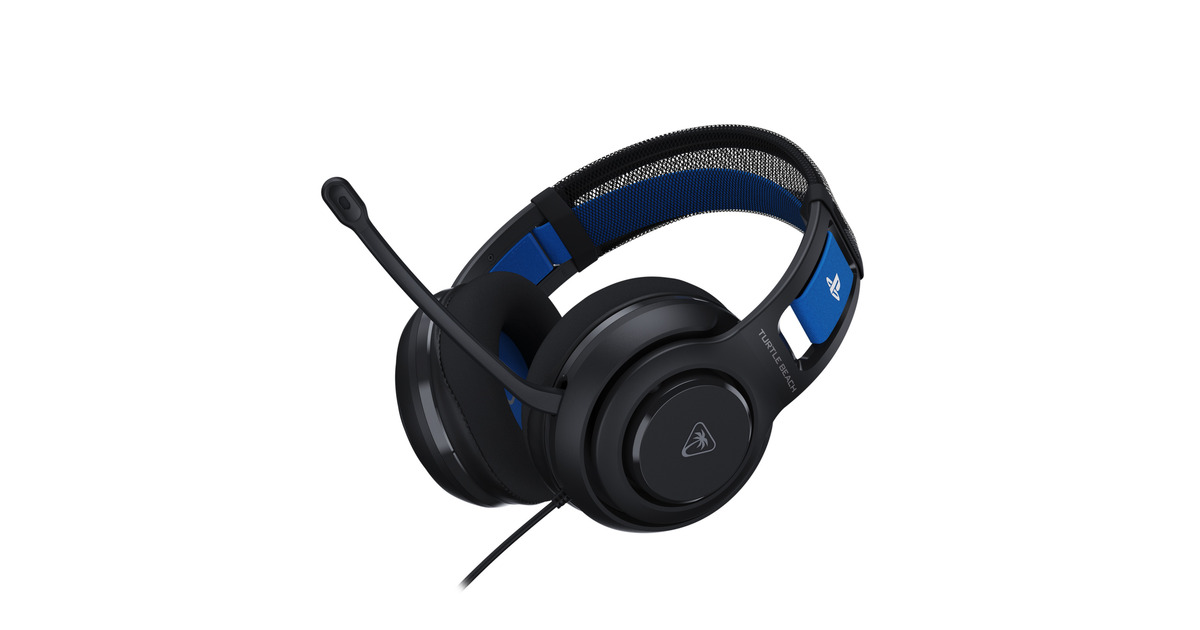 Turtle BeachAtlas 200 bekabelde gamingheadset over-ear gaming headset  (Zwart, PlayStation 4, PlayStation 5)