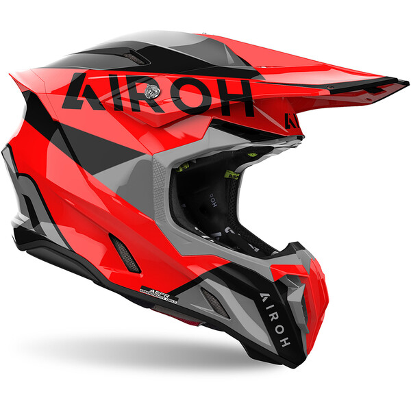 Airoh - Casque Twist 3 King Rouge / Gris / Noir / Brillant