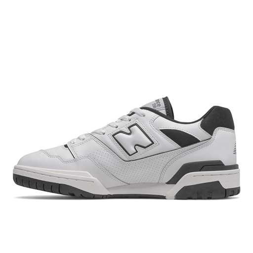 New Balance 550 Sneakers, White/Black, 44