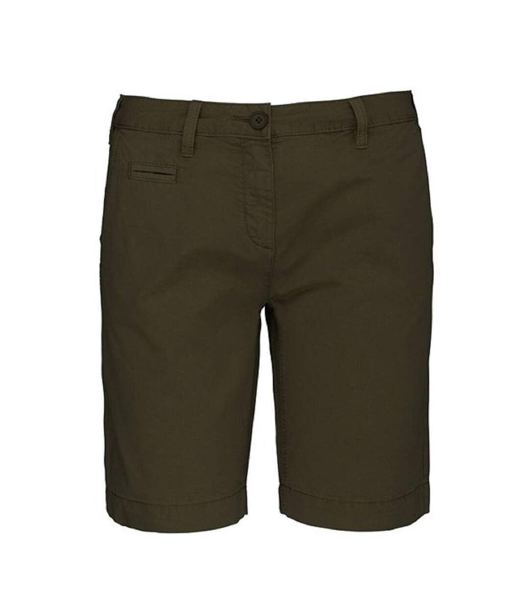 Bermuda femme aspect délavé - K753 - vert kaki