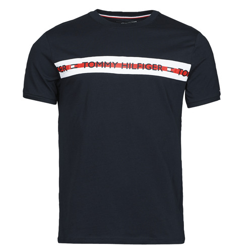 Tommy Hilfiger - CN SS TEE LOGO - Marine