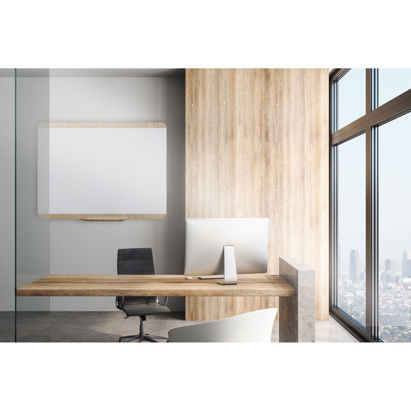 Tableau magnétique en verre Bi-Office Douro - 120 x 90 cm