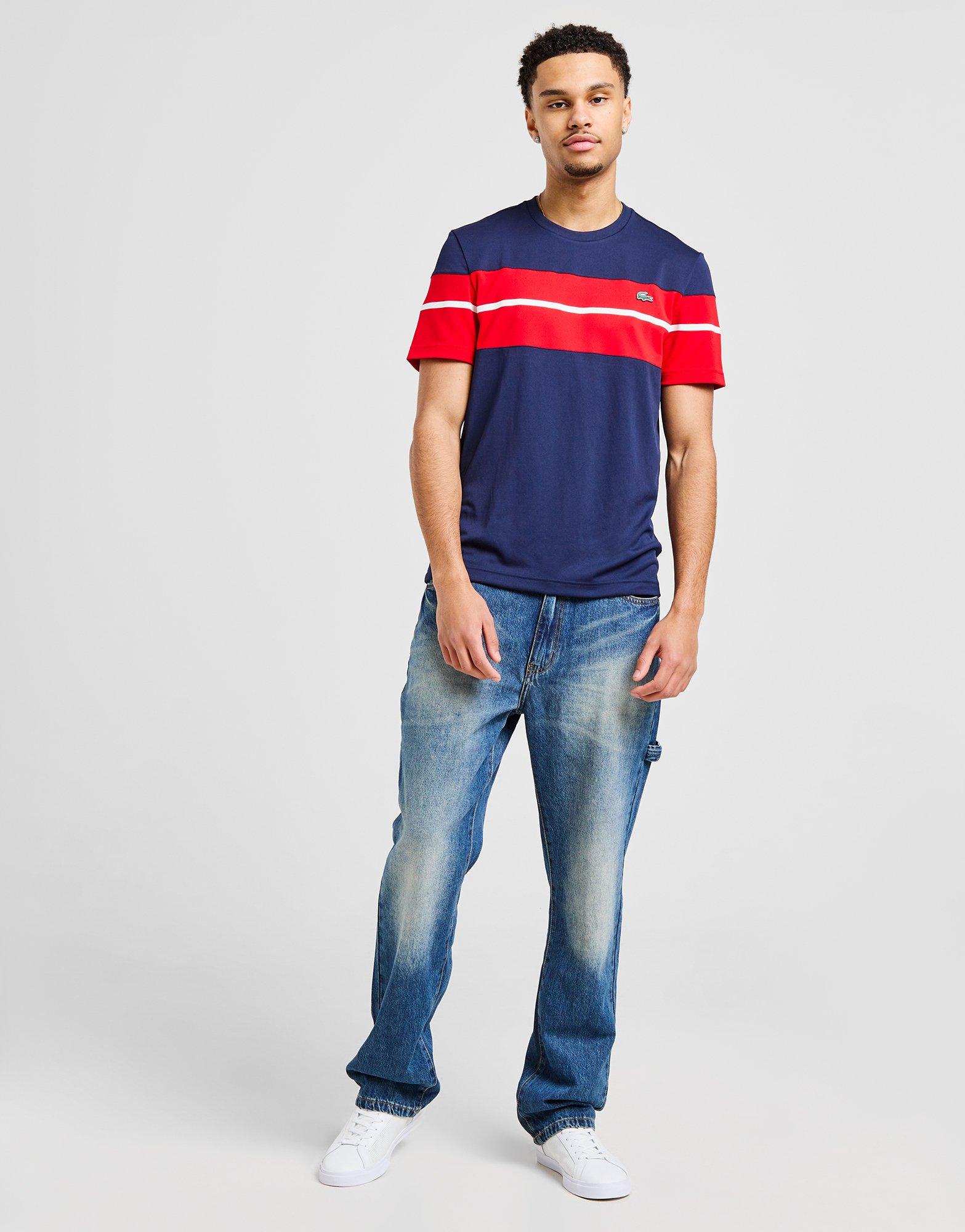Lacoste T-shirt Colour Block Poly Homme