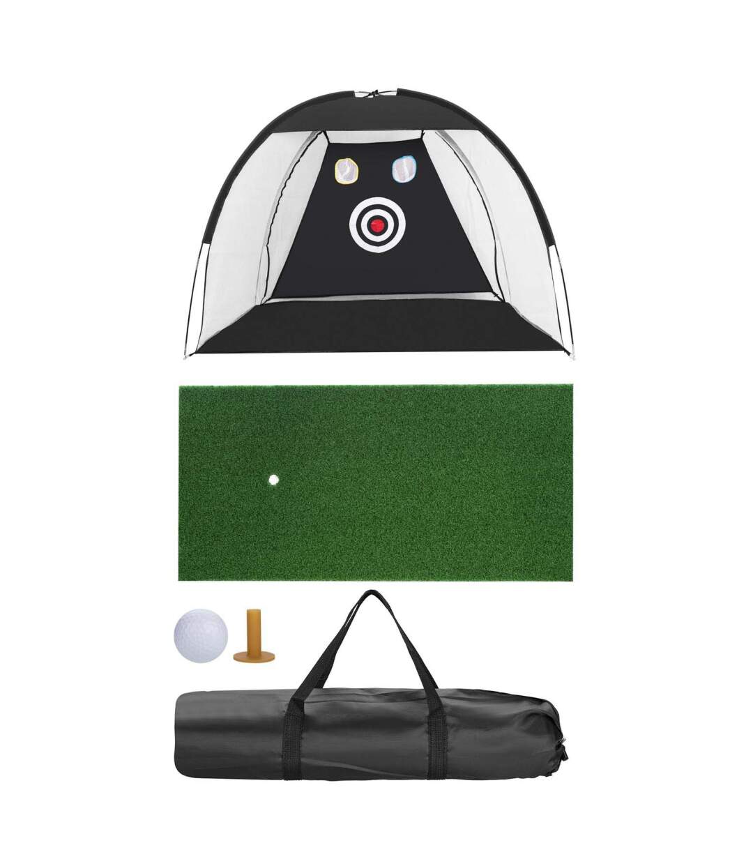 Filet d'entraînement de golf avec accessoires 2 mètres