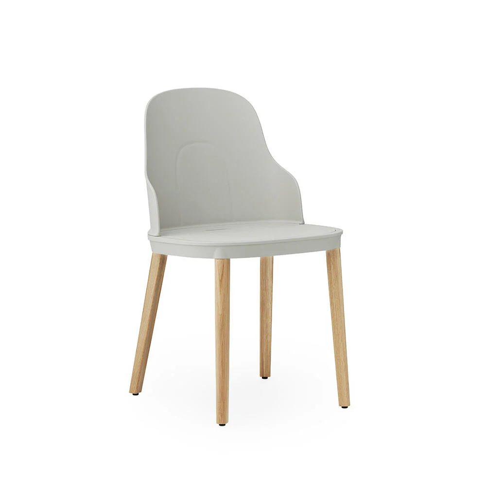 Normann Copenhagen  Allez stol - Warm grey/egetræ