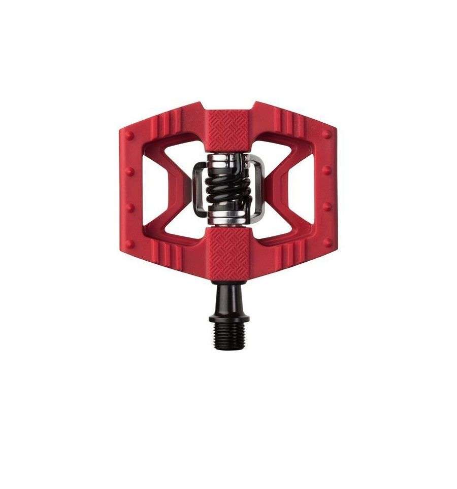 Crankbrothers Double Shot 1 Hybrid/MTB Pedalen Rood/Zwart