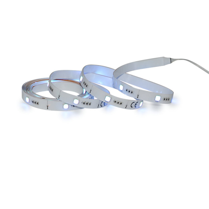 Ruban lumineux Heceta LED intégrée variation de couleurs IP20 3W L.200cm blanc GoodHome
