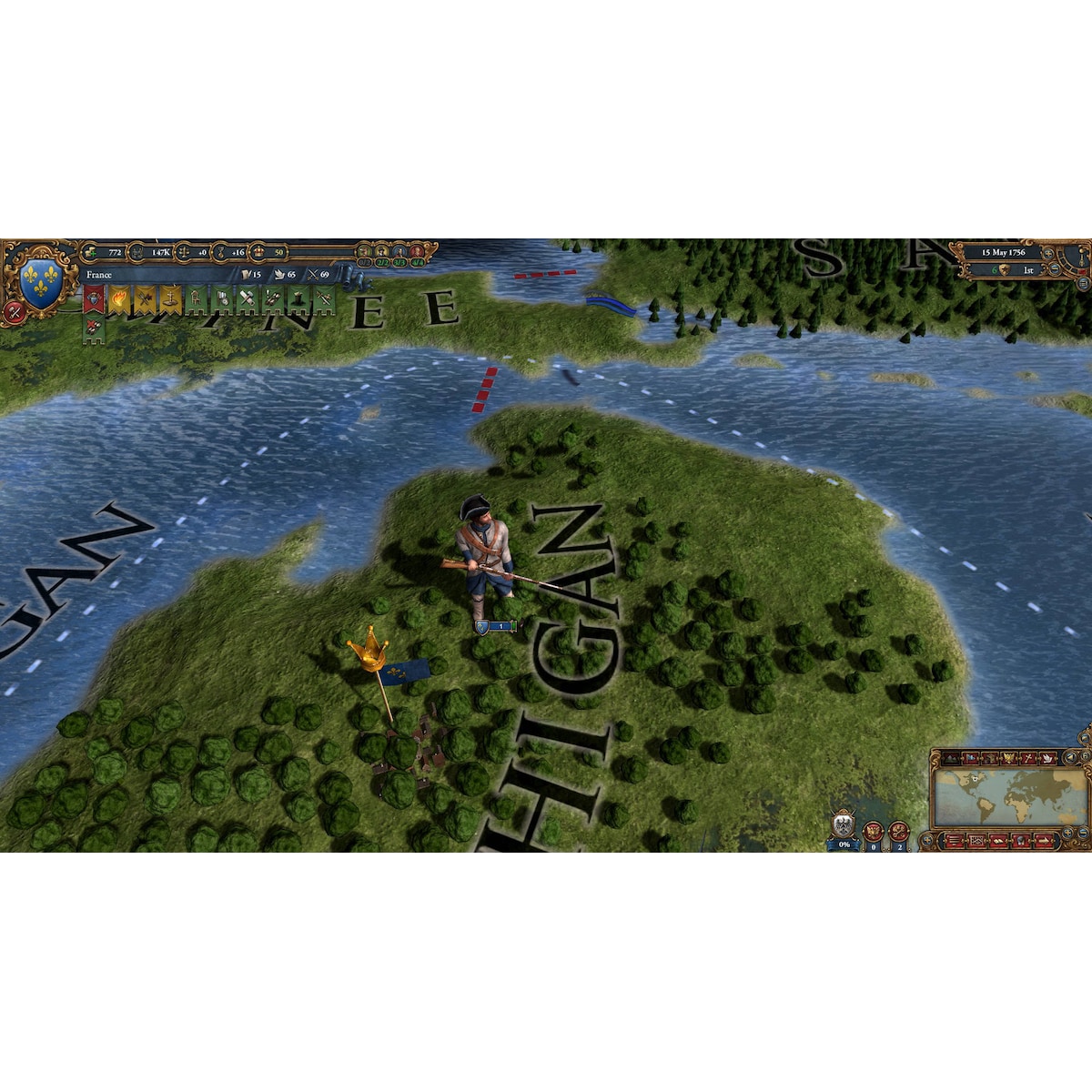 Europa Universalis IV Colonial British and French Unit Pack - PC
