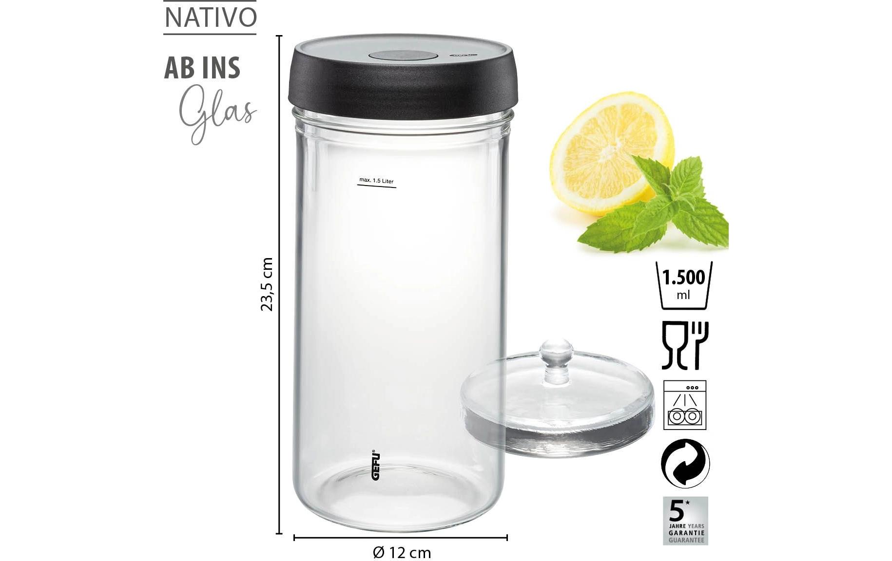 Fermentationsglas Nativo 1.5 LFermentationsglas mit Deckel