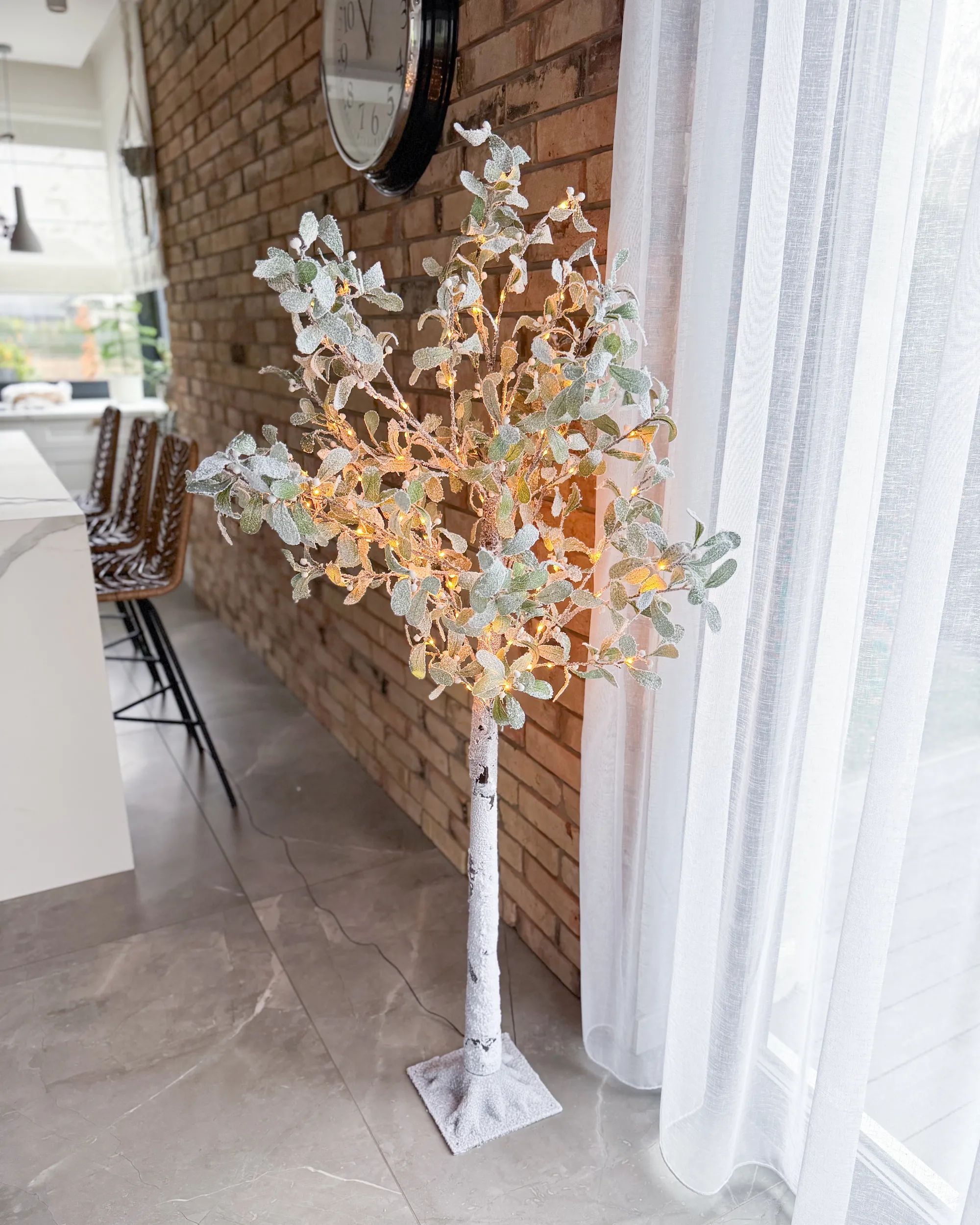 Buitendecoratie LED MELAKKO Boom 150 cm Groen