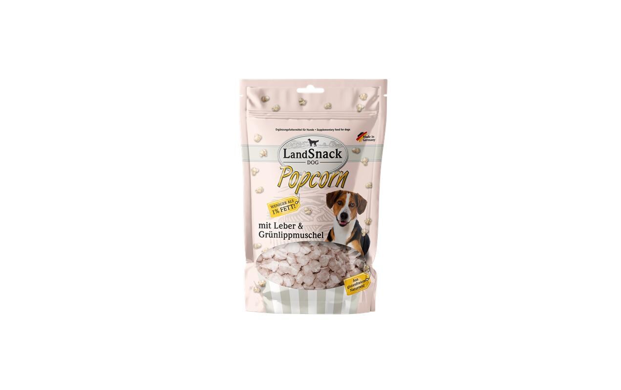 Snack Dog Popcorn mit Leber & Grünlippmuschel, 100gZuckerfreies Ergänzungsfuttermittel für Hunde