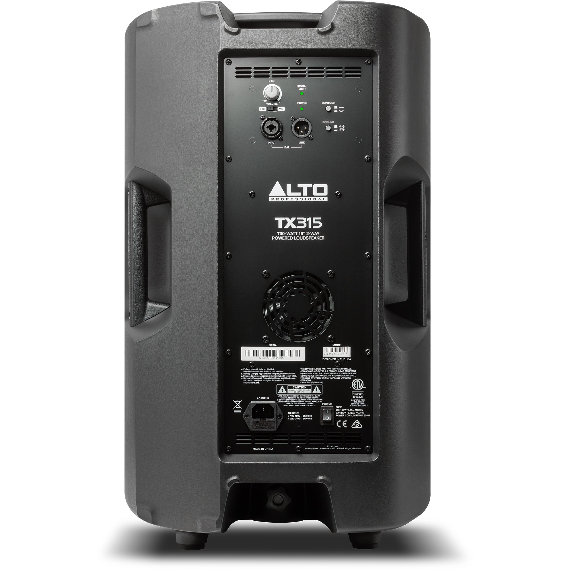 Alto Professional TX315 actieve fullrange speaker