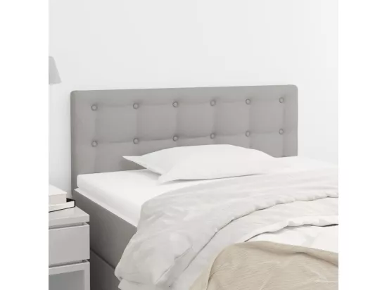 Tête de lit Gris clair 90x5x78/88 cm Tissu