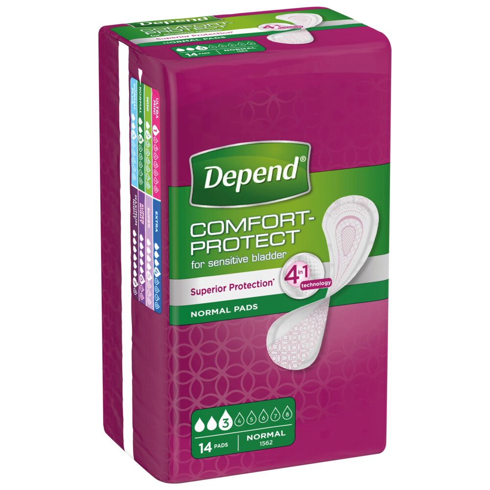 Depend Pads Normal 14 stuks
