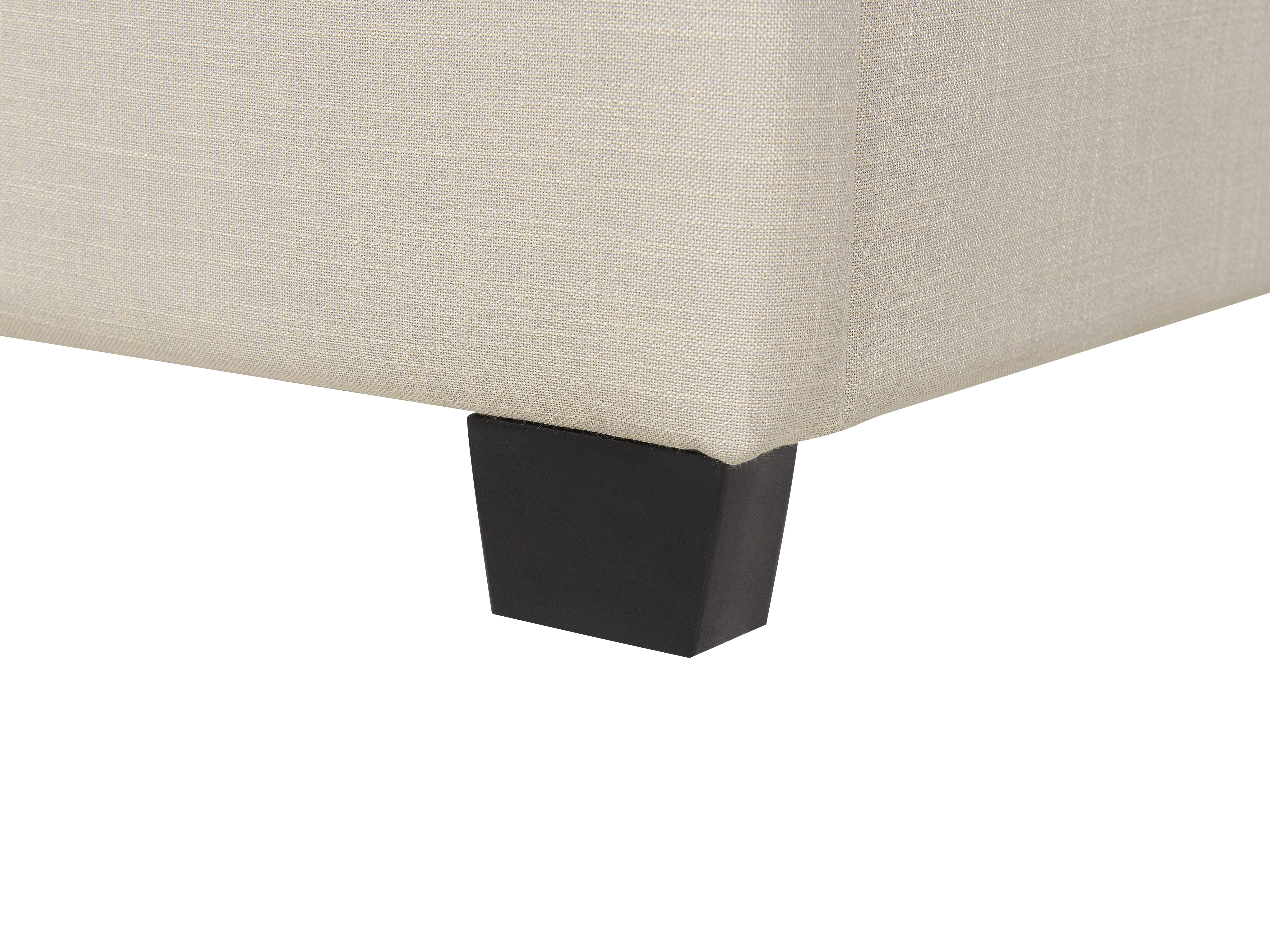 Waterbed Stof BELFORT 180 x 200 cm Lichtbeige