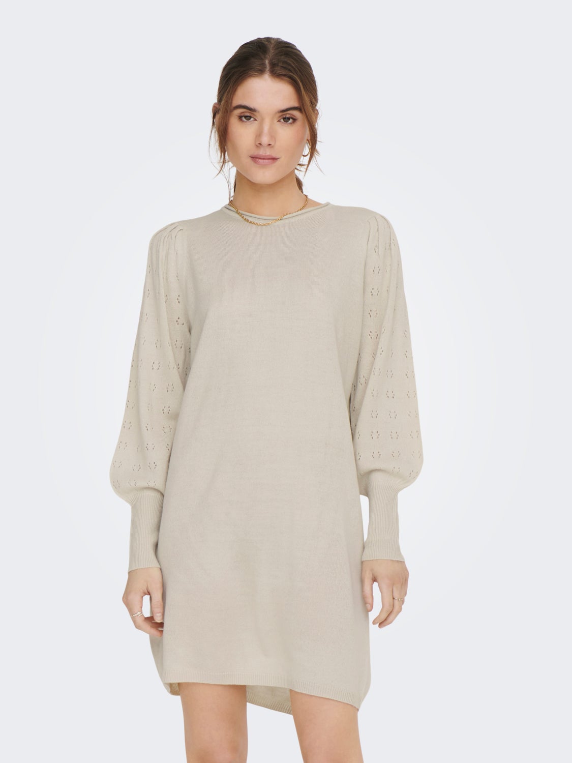 ONLMIRA Langes Kleid Pumice Stone