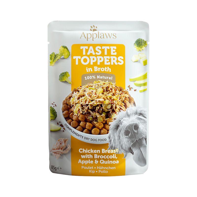 Lot mixte Applaws Taste Toppers 6 x 85 g pour chien