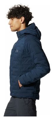Doudoune Mountain Hardwear Stretchdown Hoody Bleu