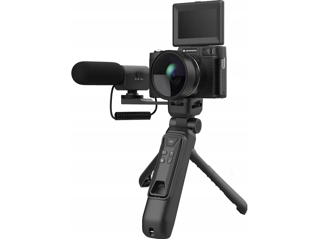 AgfaPhoto Realishot VLG-4K, 24 MP, CMOS, 4K Ultra HD, 250 g, Sort
