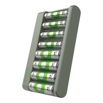 GP USB Batterijlader AA   AAA inc. Micro USB snoer en 4x AA   4x AAA Batterijen