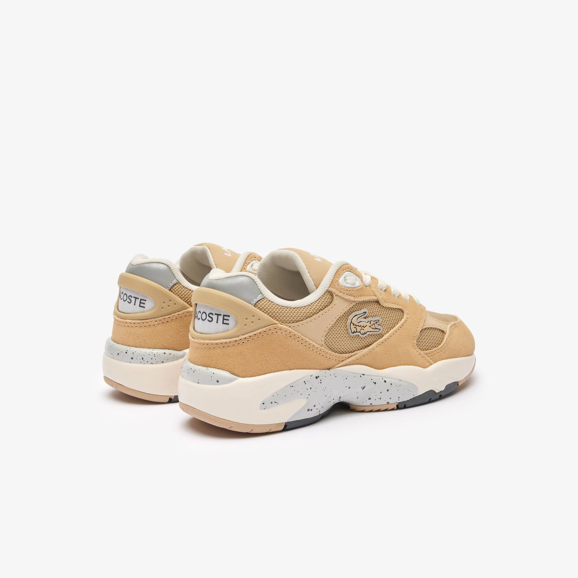 Sneakers Storm 96 Lo Vintage femme en cuir Sneakers - Beige - Lacoste - Femme