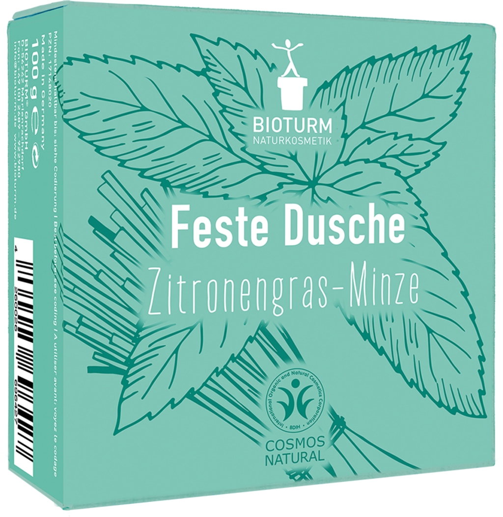 Bioturm  Feste Dusche Zitronengras-Minze Nr. 136, 100 g