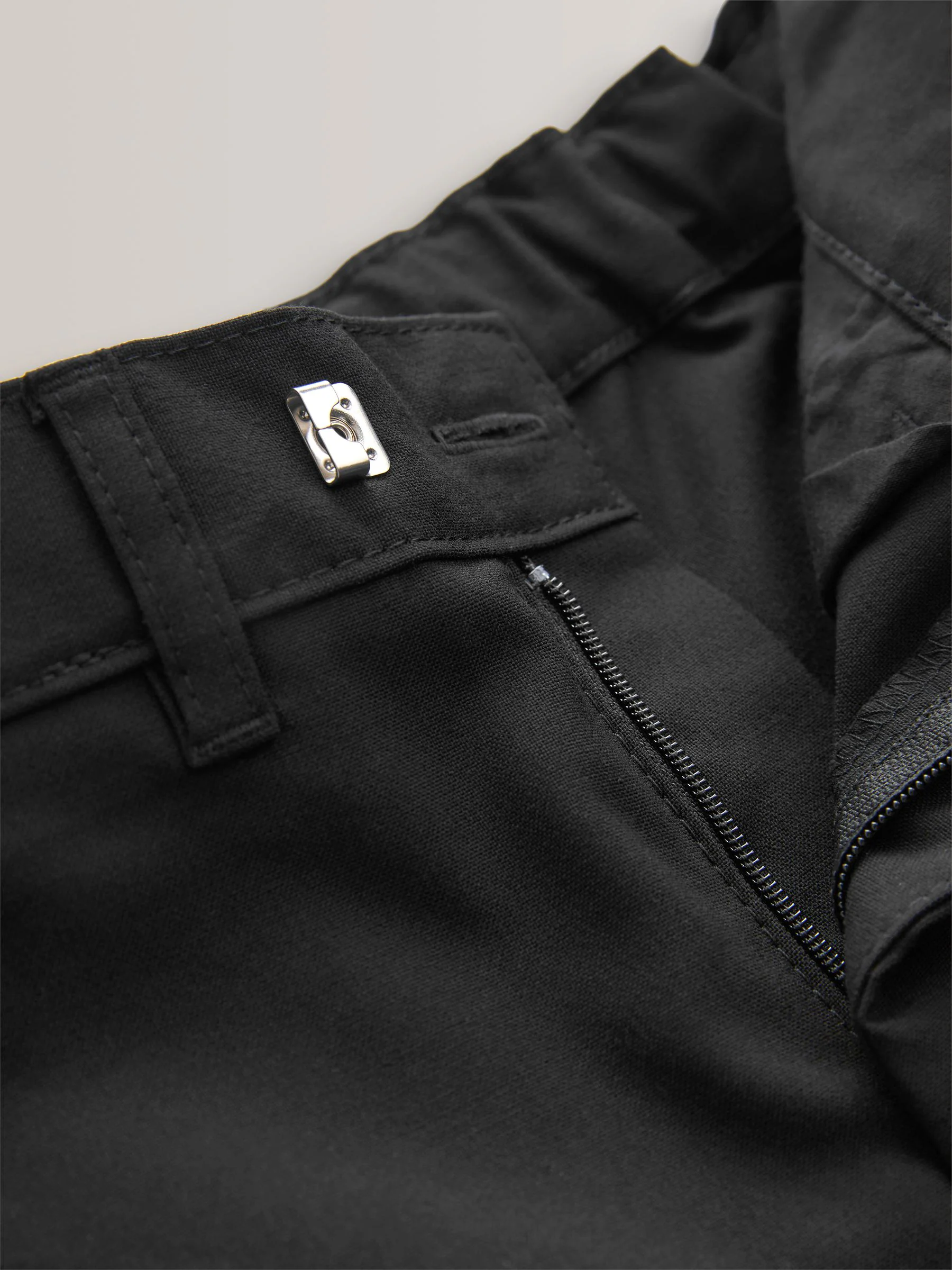 Zwart - Formele skinny schoolbroek met stretch (3-17 jr)