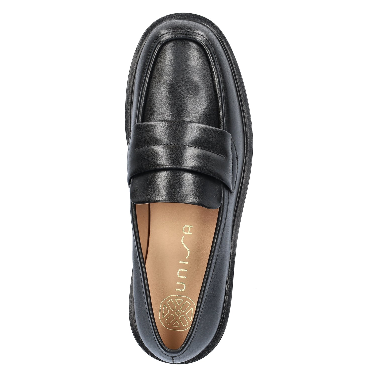 Unisa Fragata dames loafer Unisa Zwart