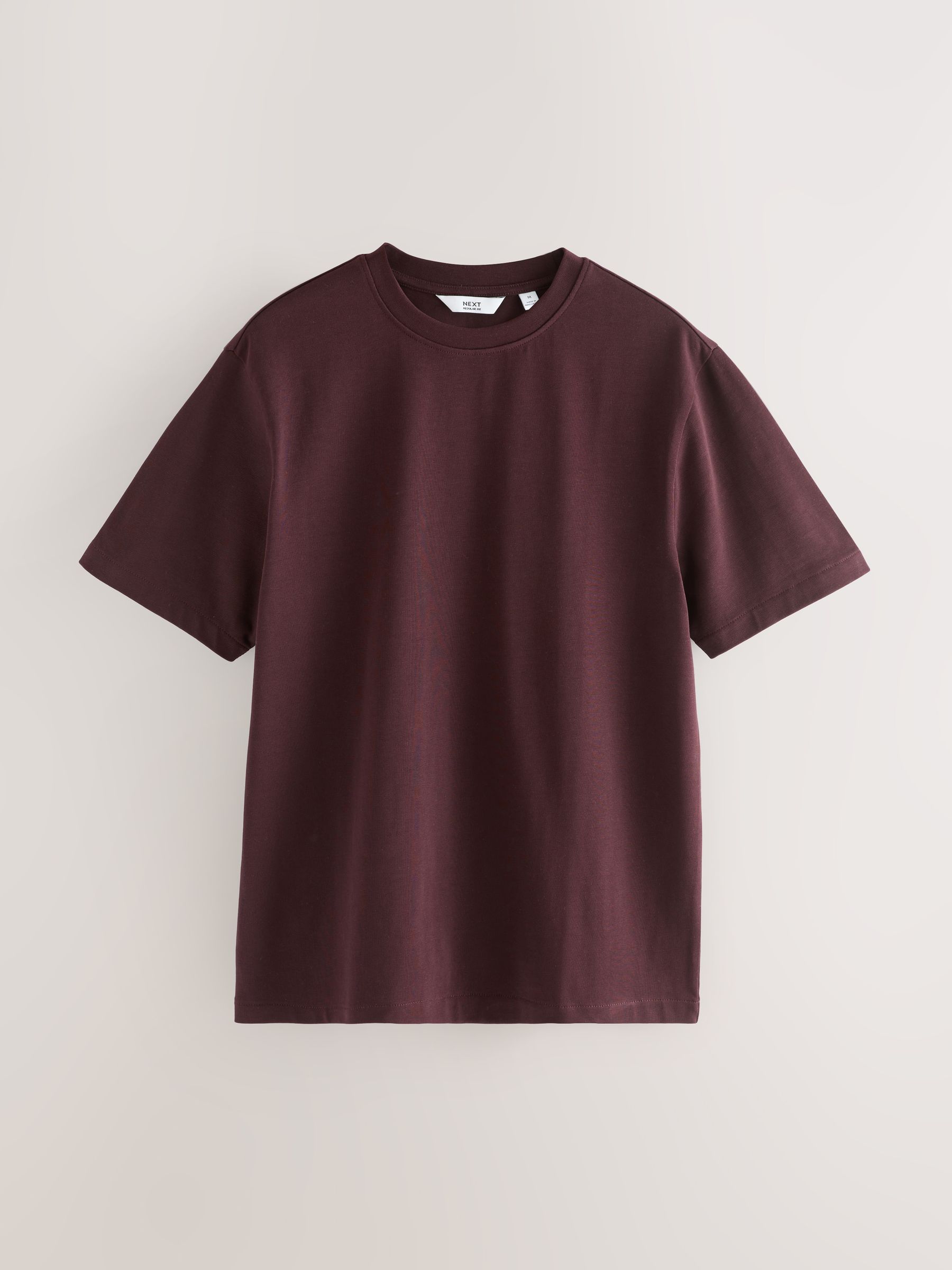 Marineblauw/groen/bordeauxrood - Relaxed fit - Verpakking van 3 T-shirts van zware stof