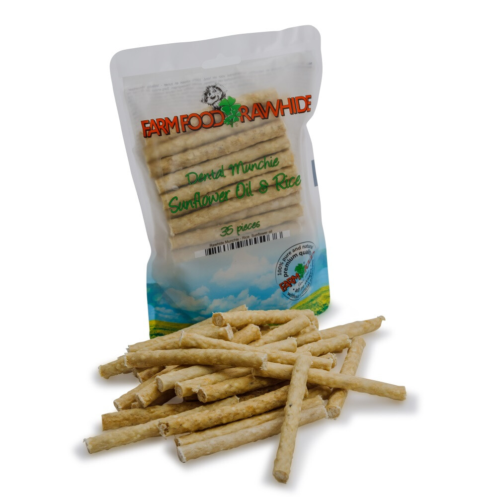 Farm Food Rawhide Dental Munchie Natural35 stuks