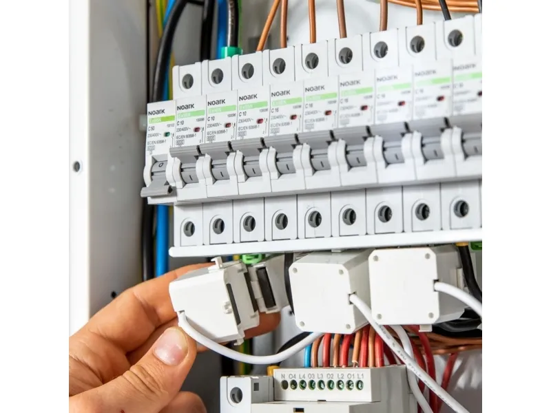 Shelly 3EM - Energimåler - effektmåler til 3-faser med kontrol - Wi-Fi - Hvid