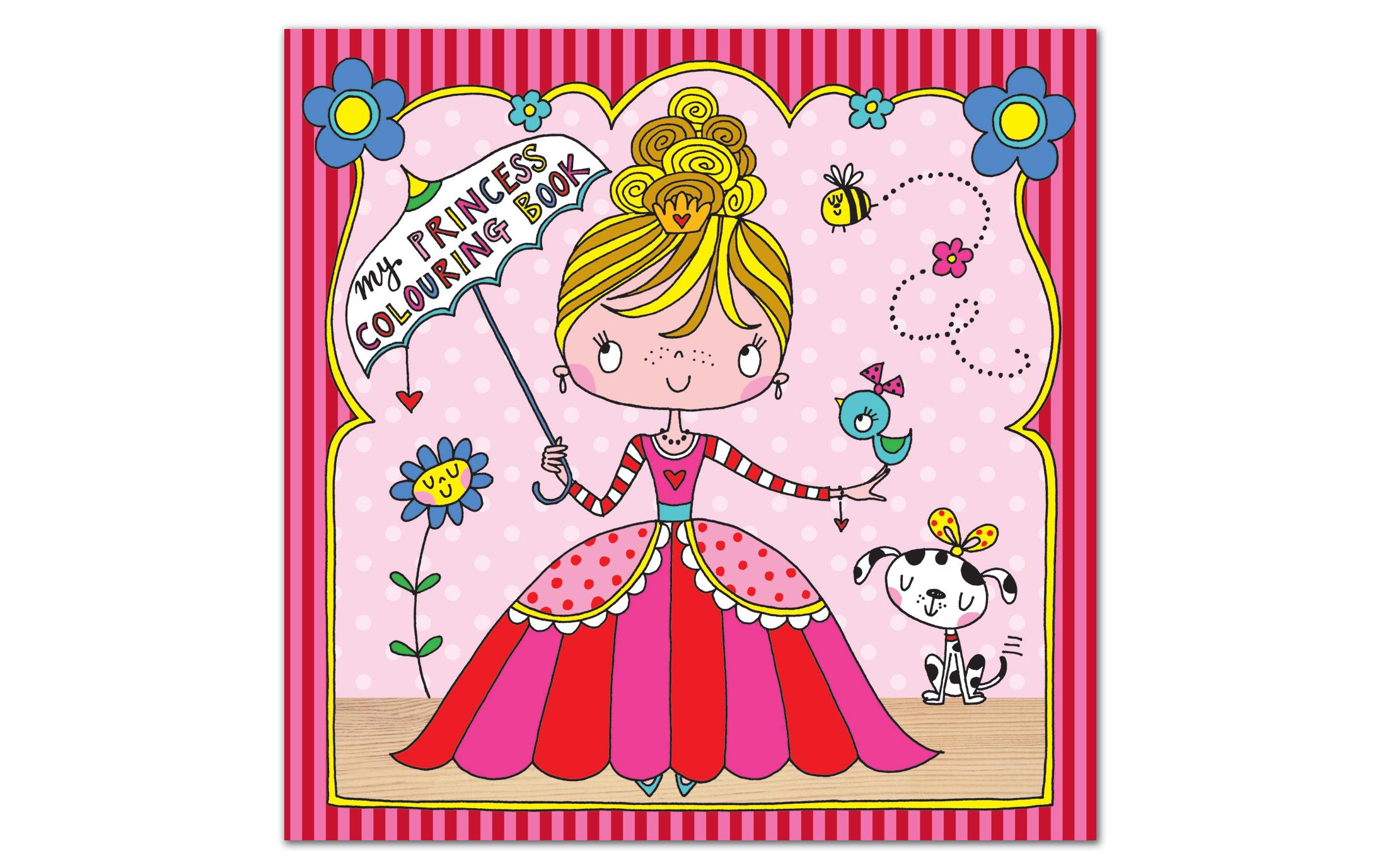 Malbuch Prinzessin 20.5 x 20.5 cmMalheft