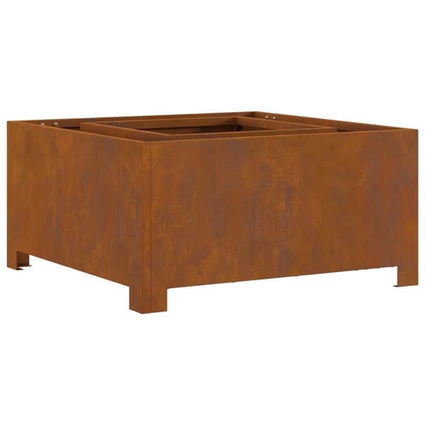 vidaXL Peisfyring Fyrkantet 60x60x30 cm Værbestandig Stål