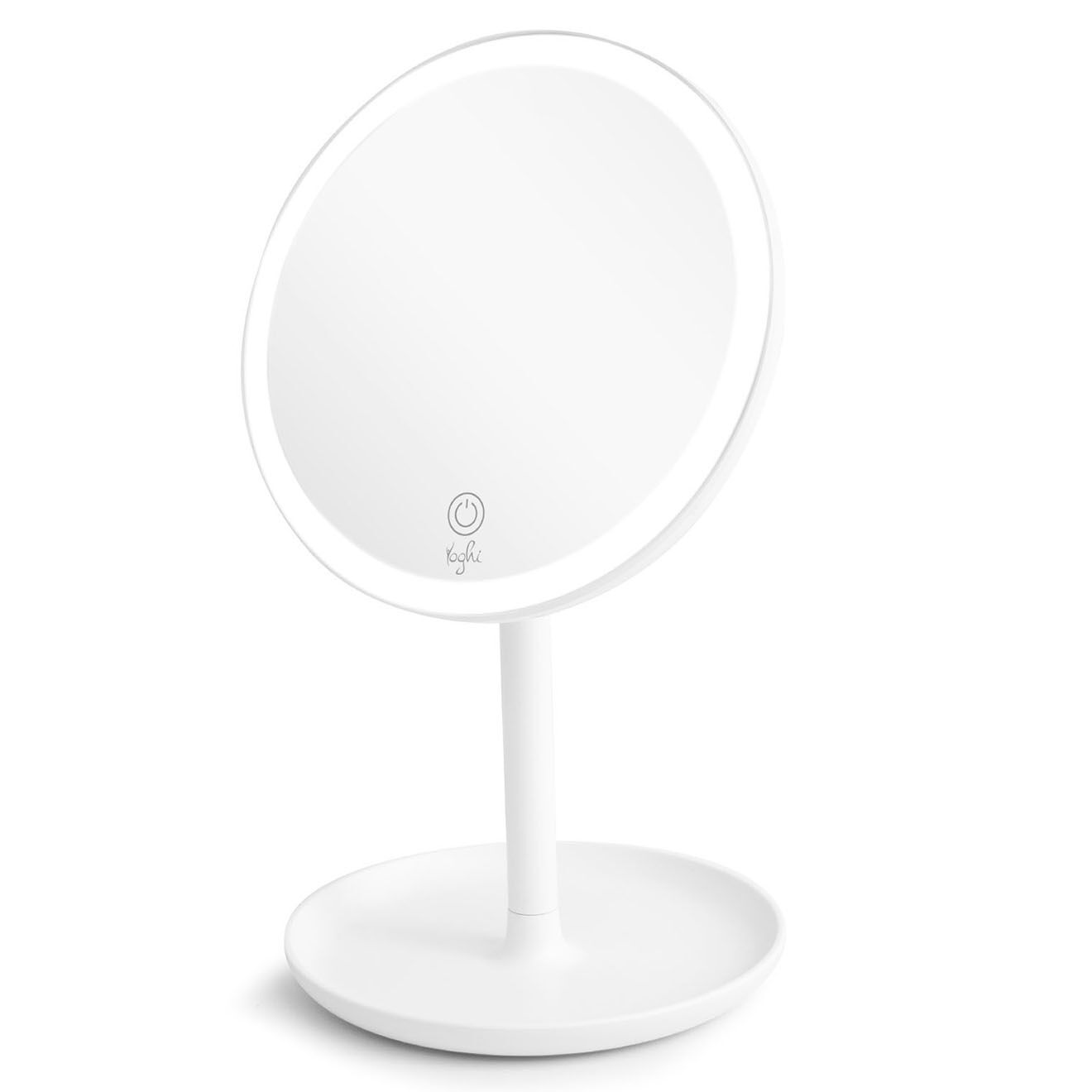 Yoghi Miroir avec LED blanc - D.20 cm