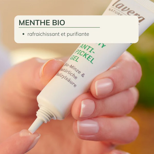 Lavera Pure Beauty - Gel Anti-boutons à la Menthe 15 mL