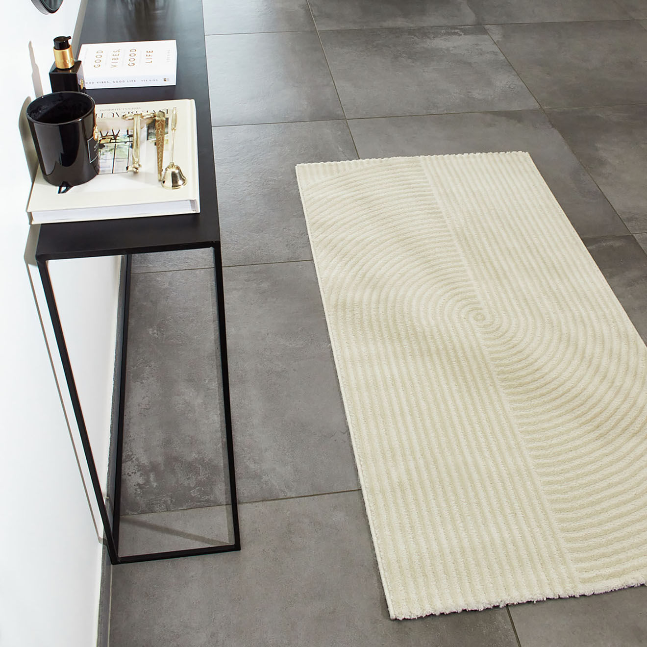 Nazar Rugs Tapis Bianca 159 crème - 80x150 cm