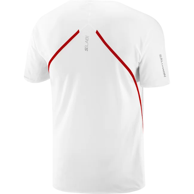 S/LAB SPEED  Kurzarmshirt Herren WHITE/DEEPBLACK