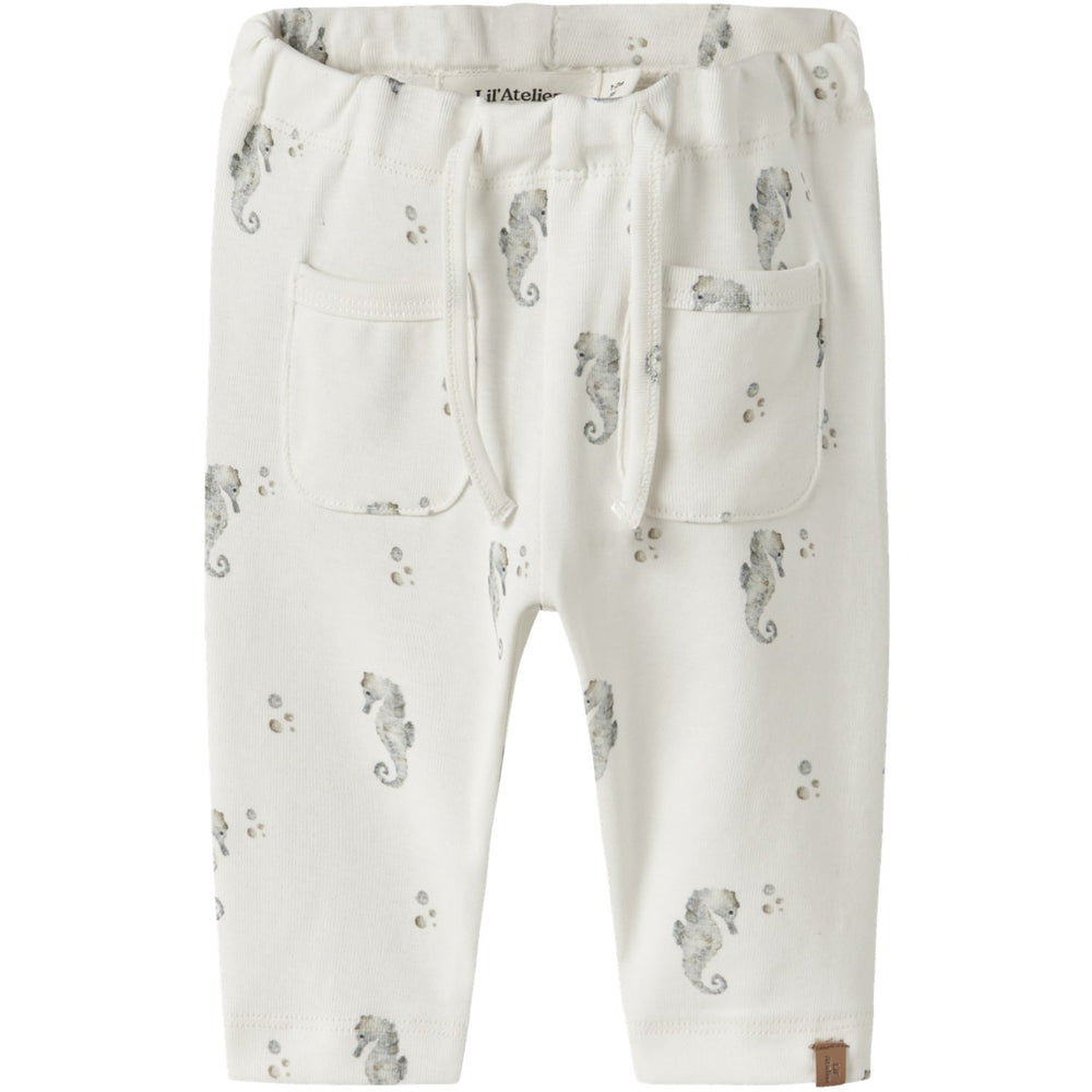 Køb Lil'Atelier Coconut Milk Seahorse Nbmgayo Sas Loose Bukser Lil