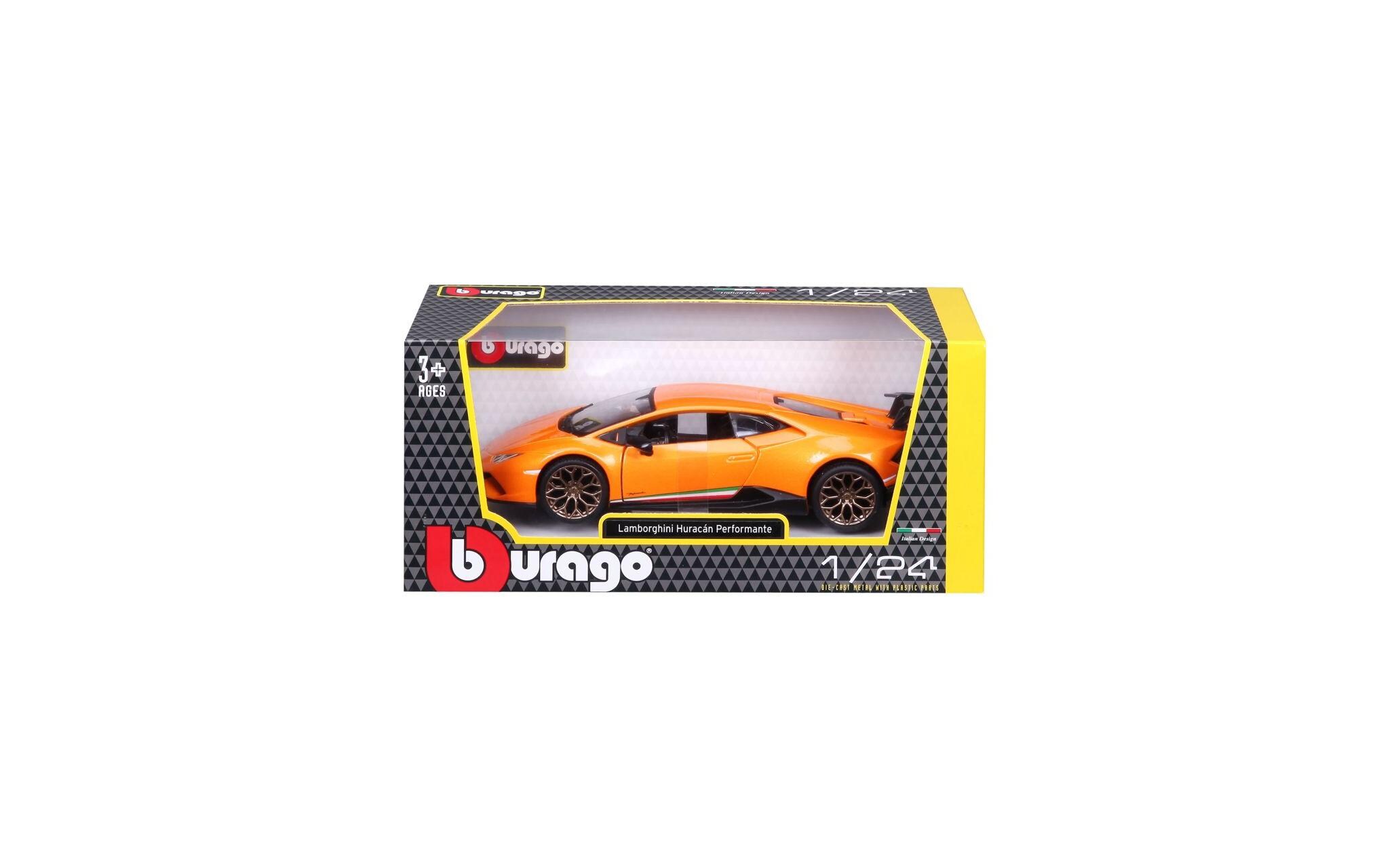 Lamborghini Huracan Performante Orange 1:24Sammlermodell im Massstab 1:24
