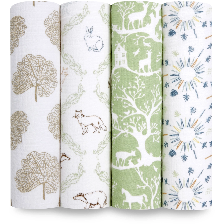aden+anais™ Musslin Pucktuch 4er-Pack Harmony 112 x 112