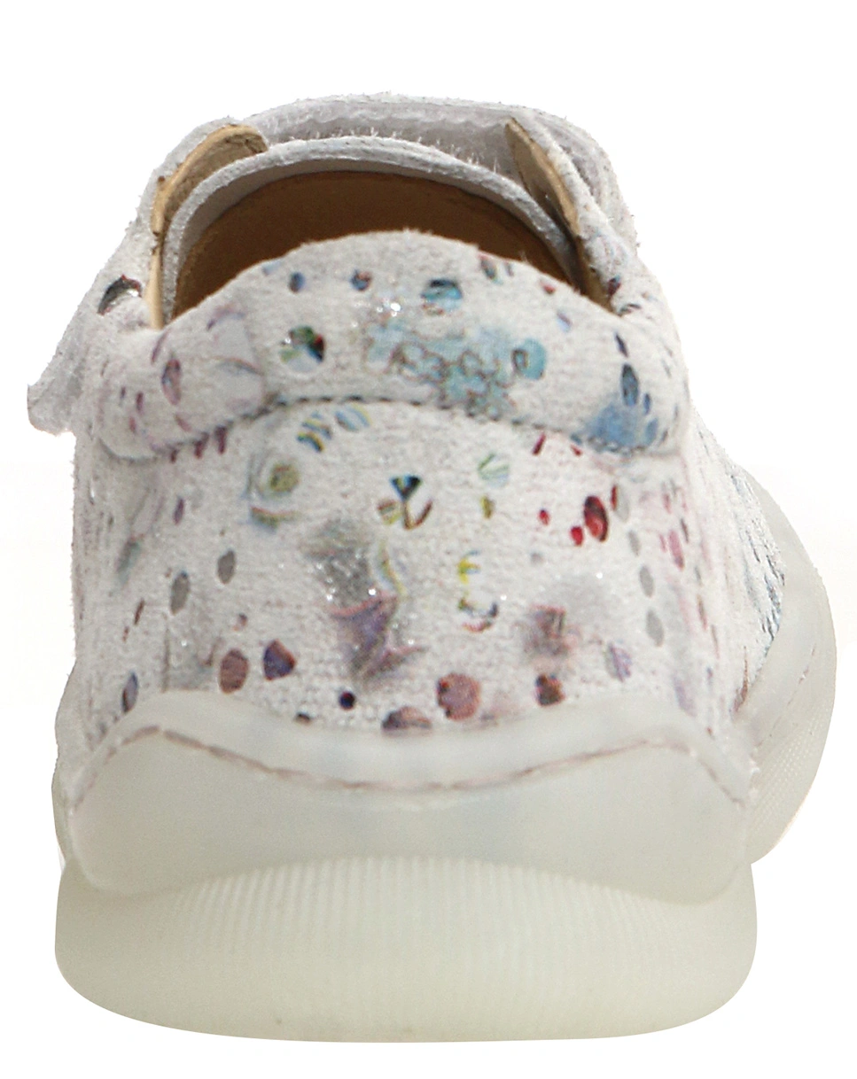 Klett-Halbschuhe GABBY VL FLOWERY in weiß