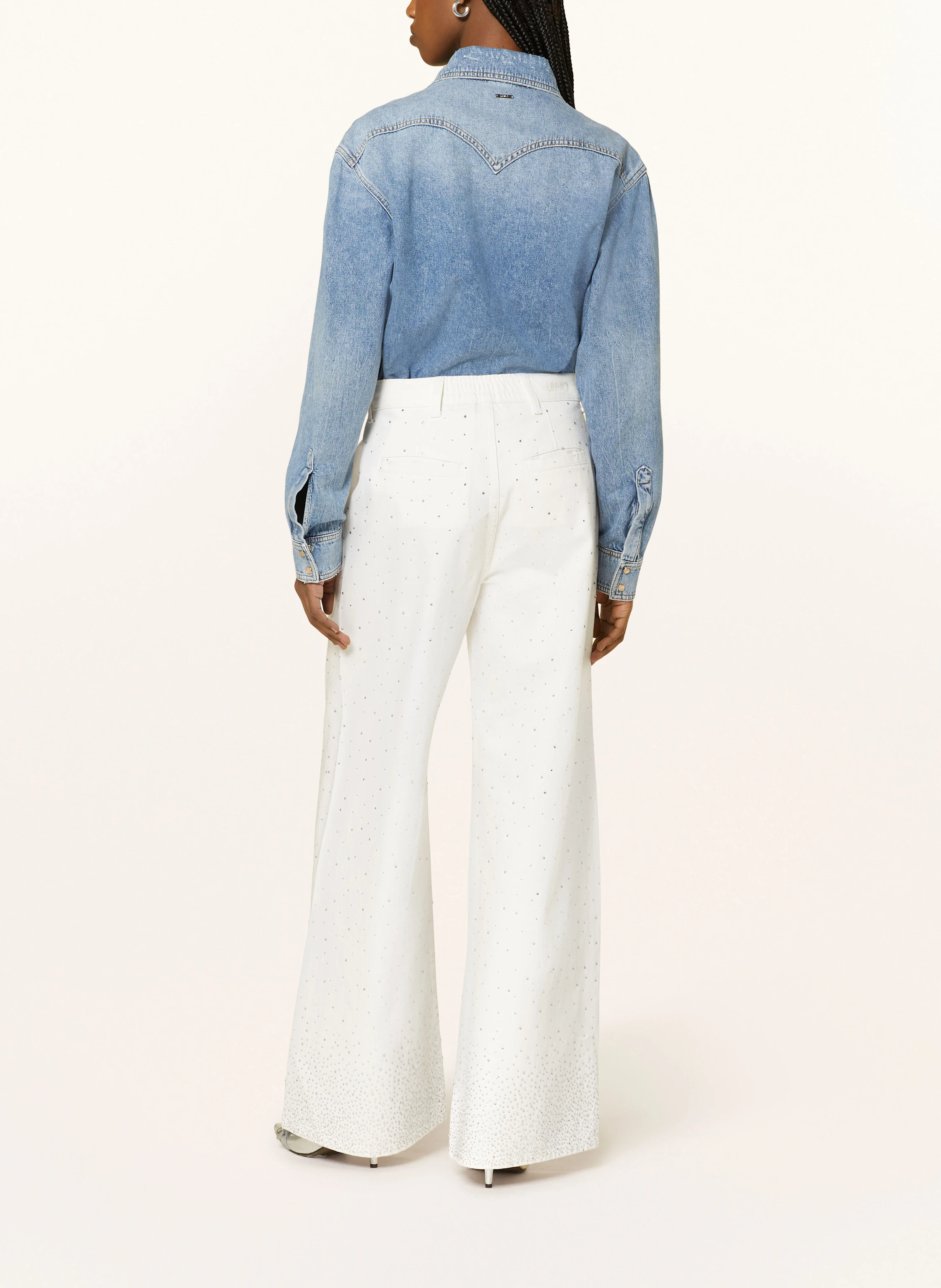 LIU JO Jeans mit Schmucksteinen