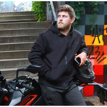 Sweat moto Trilobite BINDER - Noir